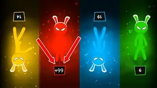 Stickman Party Gameplay | Best 4 Player Offline Multiplayer Mini Games