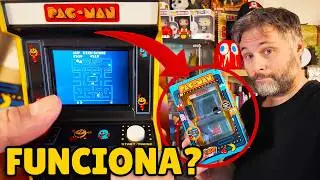 Esse Mini Arcade do PAC MAN me fez Voltar &agrave; Inf&acirc;ncia ser&aacute; que funciona mesmo?