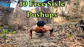 10 Free Style Pushups || Fitness zone || Bangali Babu 
