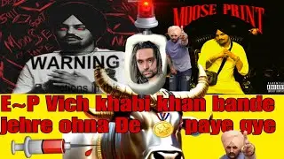 mosse print sidhu moosewala☠️ new ep billboard king & Back BP diya 💊 Golia khan lg gye dekh poster 😆