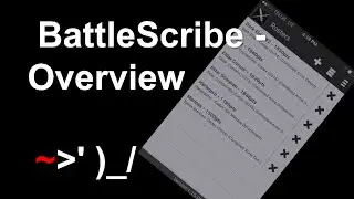 BattleScribe Army List Creator - Mobile Overview