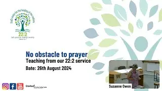 Talk: No obstacles to prayer
