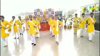 #basantpanchami celebration #gropudance performance #saraswati pooja#school 
