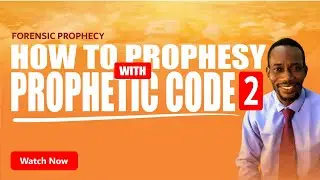 HOW TO PROPHESY WITH THE PROPHETIC CODE OF GAZING | Apostle Raymond Idah