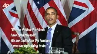 Americans Freed From Iran Prison Begin Trek Home