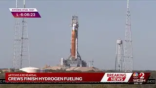 Artemis II wet dress rehearsal: Crews wrap up fueling