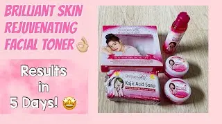 Wow! 5 DAYS!  Brilliant Skin Rejuvenating Facial Toner Update!