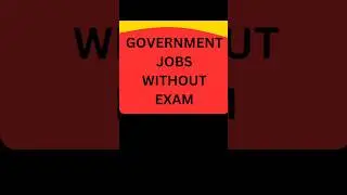 Govt job without exam #govtjobs2025 #governmentjobs #careerpulse #jobsearch #job #sarkarinaukri