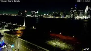 Detroit River Live Cam from Windsor, Ontario, Canada 🇨🇦