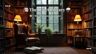 📚 The Quiet Library | Miles Thompson Sleep Story | Fall Asleep Fast 🌧️