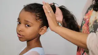 Cuidados com o Cabelo - Cacheado de Criança|Hora de dormir Day after