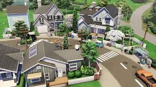 Curved Neighborhood 🏡🏠 | The Sims 4 - Speed Build (NO CC)