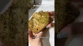 Matcha swirl banana bread 🍞 Recipe: - 2&ndash;3 ripe bananas - 1 egg - ⅓ cup melted butter (or neutral