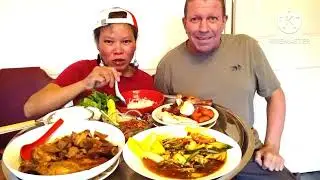 #มาเดัอแซ่บวันหยุด#hi happy eating again 😁🍷👍❤️####