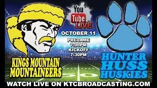 Kings Mountain @ Hunter Huss - 2019 NC Football on KTC Broadcasting