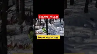 Solang Valley Zipline #shorts #short #zipline #manali #solangvalley