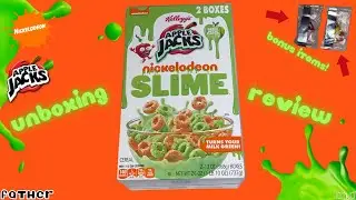 Apple Jacks Nickelodeon Slime Cereal Review | Turns Your Milk Green!