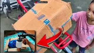 🖌️Paint Spray gun 🔫 Unboxing & Review |paint sprayer machine kaise use kare|paint spray gun|