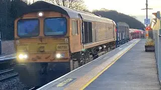 A rare sight #special London Underground at Lea Road Gainsborough 08;00 19/12/2025