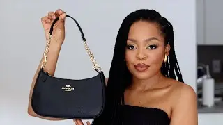 Сумка через плечо Coach Teri черного цвета | Распаковка Coach