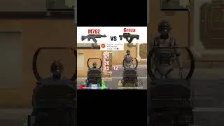 M762 vs Groza damage 😱 #pubg #pubgtipsandtricks