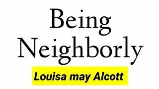 Little women by Louisa May Alcott's in hindi #literature #English Being neighborly