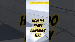 HOW DO HEAVY AIRPLANES FLY?#science #aviation  #facts #physics #shorts