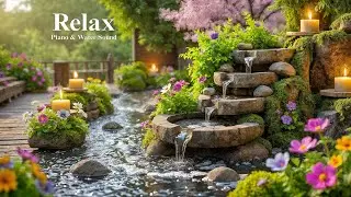 Relaxing Piano Music + Flowing Water Sound 🌿 Calm the Mind, Release Stress & Emotional Tension