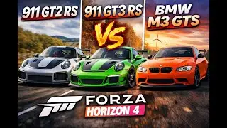 Porsche vs BMW on Snow Roads ❄️ | GT2 RS vs GT3 RS vs M3 GTS | FH4