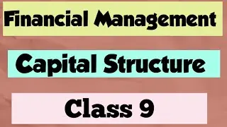 Financial Management Chapter : Capital Structure (Class 9)