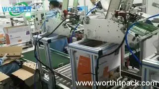 Scanning sensor feeder machine of HP printer packaging line