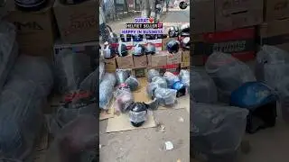 Surat helmet seller review￼😱 #streetfood #surat #suratpolice #suratnews #gariibiii #helmet