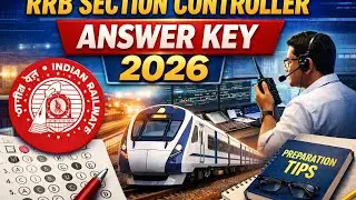 RRB SECTION CONTROLLER ANSWER KEY 2026 OUT✅! RRB SECTION CONTROLLER ANSWER KAB AAYEGI 👈। 