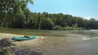 canoeing the kolpa river