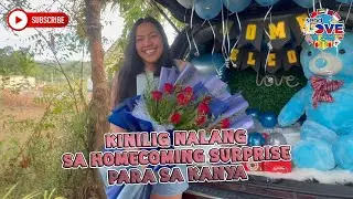 Kinilig nalang sa homecoming surprise para sa kanya