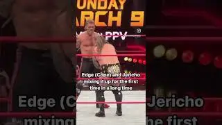 Adam &ldquo;Edge&rdquo; Copeland (now &ldquo;Cope&rdquo;) and Chris Jericho scrapping for the first time in a long time.