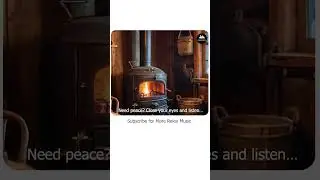 Cozy Winter Cabin 🔥❄️ | Relaxing Fire & Snow Sounds #shorts #dreamyecho #relax