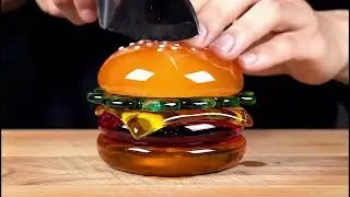 CUTTING FRUITS AND VEGETABLES GLASS ASMR PART 5. #ai #veo3 #asmr #asmrsounds #asmrvideo #relax