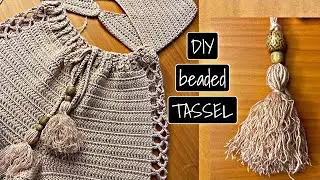 DIY tassels tutorial for crochet and knit projects