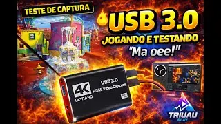 Gameplay Mario Odyssey + Teste de Desempenho da Placa de Captura USB 3.0 #MarioOdyssey #Gameplay