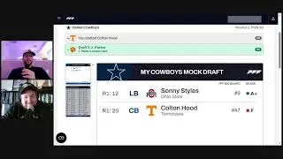 Dallas Cowboys Mock Draft 1.0 || Trust the Tape