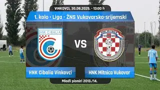 HNK Cibalia - HNK Mitnica Vukovar, 1-0, 1. kolo, Liga - ŽNS VS, Mlađi pioniri 2013./14.
