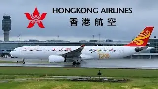 HongKong Airlines A-330 (Takungpao Livery) Flying back to Hong Kong from YVR.