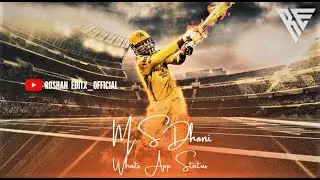 M.S.Dhoni🔥  Whatsapp Status |Dhoni CVRTOON -İzmir Marşı  Whatsapp Status| Roshan :)❗