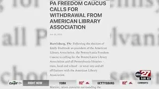 PA Freedom Caucus calls for withdrawal from the American Library Association