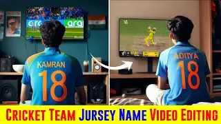 Indian Cricket Viral Reels Editing | How To make Viral Indian Cricket team jersey in Ai Tools