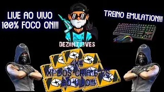 FREE FIRE AO VIVO X1 DOS CRIAS E 4V4 SALA SEM META #rumoa3k