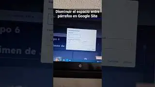 Disminuir el espacio entre párrafos dn Google Site #2023 #googlesites #páginaweb