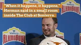 Texas&rsquo; Tom Herman relaxed on his coordinators searches: &lsquo;When it happens, it happens&rsquo;