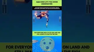 This Aqua Bike Lets You Pedal Underwater! 🚴♂️🌊 #Shorts #Innovation